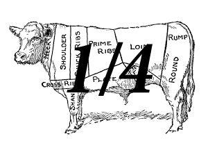 Beef Quarter Grassfed/Finished